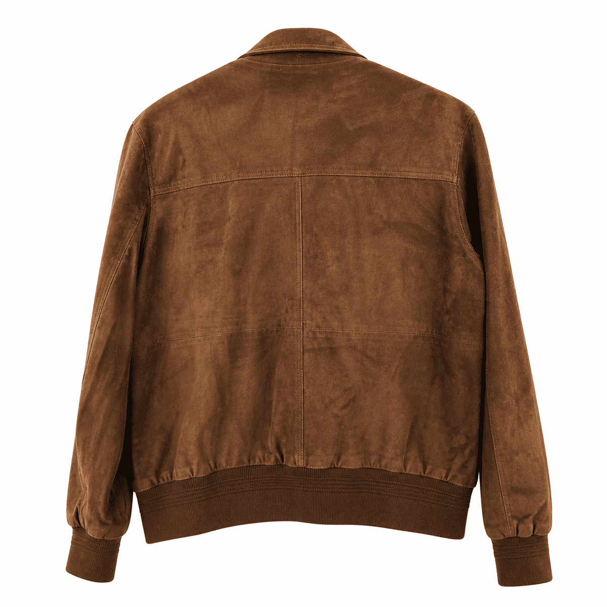 Suede – Cognac Zipper Polo view 2